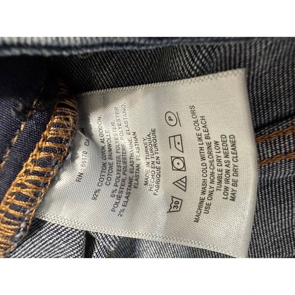 Pilcro Anthropologie‎ Jeans 26 Blue High-Rise Skinny Denim Cotton Stretch